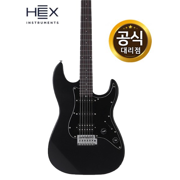 헥스 HEX E100 S/BK 일렉 기타 블랙 - 헤드폰앰프 선물