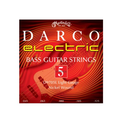 마틴 다르코 D9705L 5현 베이스줄 Martin Darco Bass Strings (45-125)