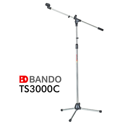 반도 BD TS3000C 마이크스탠드 Bando TS3000 C 실버 T자형