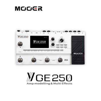 무어오디오 Mooer Audio GE250 멀티이펙터 (어댑터 포함)