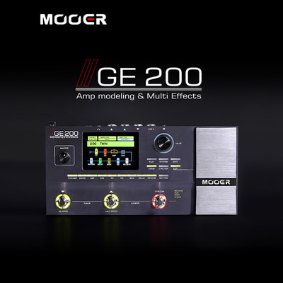 무어오디오 Mooer Audio GE200 멀티이펙터 (어댑터 포함)