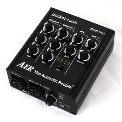 신형 AER dual mix 2 듀얼믹스2 어쿠스틱 2채널 프리엠프