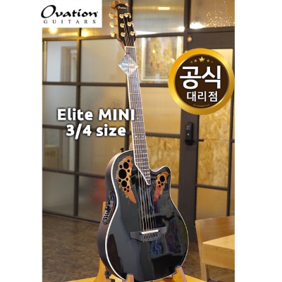 오베이션 미니기타 Ovation C2078AX-5 Elite MINI 3/4 size 블랙