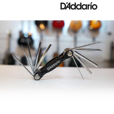 다다리오 기타 멀티툴 10종 Daddario Multi-Tool For Guitar and Bass 육각렌치-드라이버
