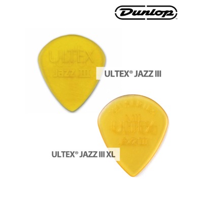 던롭 울텍스 재즈3 피크 (2종) Dunlop ULTEX JAZZ III XL