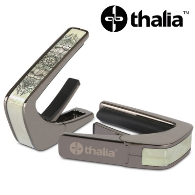 탈리아 카포 B200-MOP-MANDALA Thalia Capo with Pearl Mandala Inlay / Black Chrome