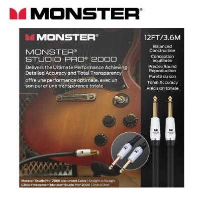 몬스터 케이블 Monster Studio Pro 2000 12FT (3.66M) 일자 일자