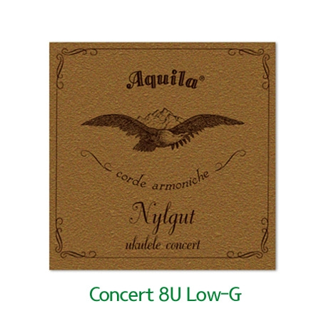 아퀼라 콘서트 로우G 우쿨렐레 어쿠스틱 스트링 Aquila NYLGUT Concert 8U Low-G
